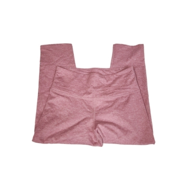 Old Navy Soft Tech Cropped Coral Leggings - Picture 1 of 7